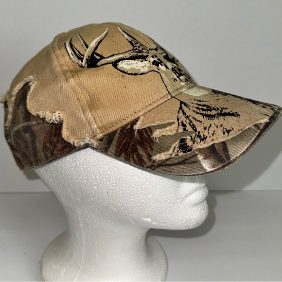Buck Wear Deer Predator Distressed Baseball Trucker Cap, One Sz - Picture 3 of 11